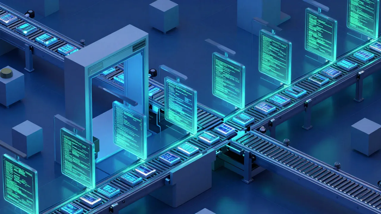 Continuous monitoring dashboard showing vulnerability trends over time across multiple services